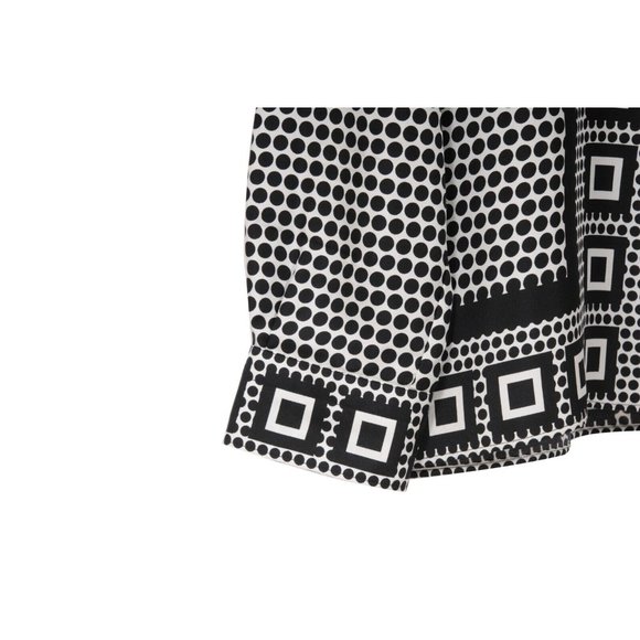 Verscae Mens Button Down Size Shirt 40 15 3/4 Black White Silk Medusa Print - Picture 3 of 11